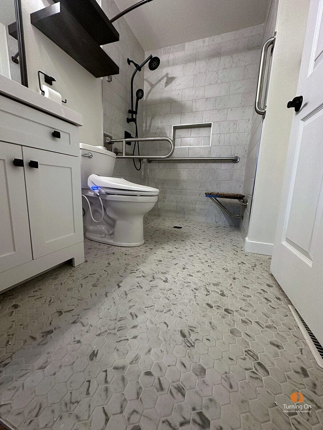 Accessible ADA Bathroom Remodel after