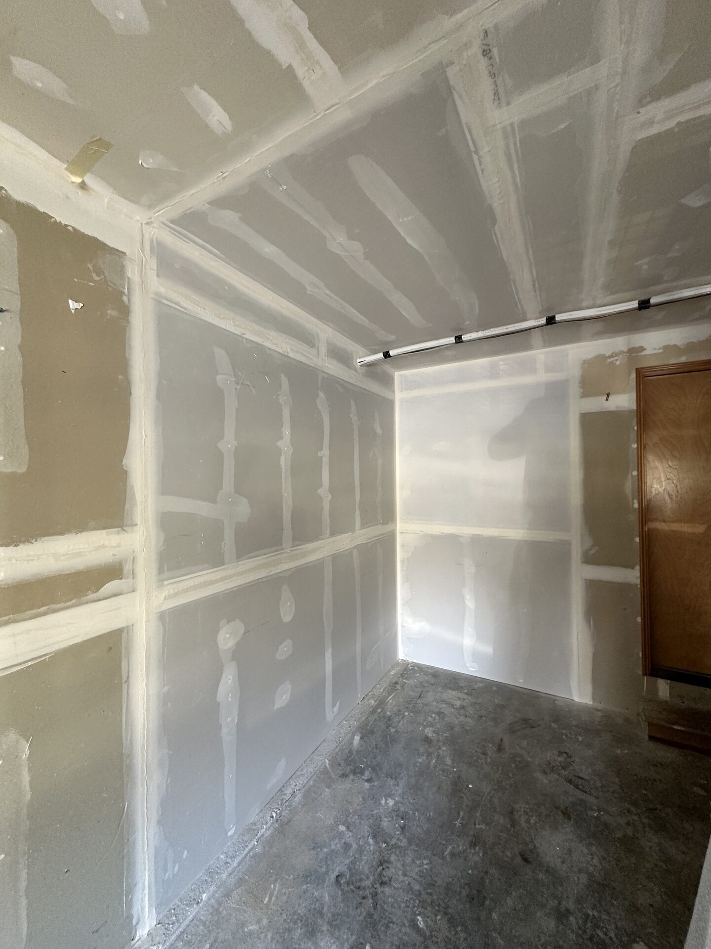 Completed mold remediation project